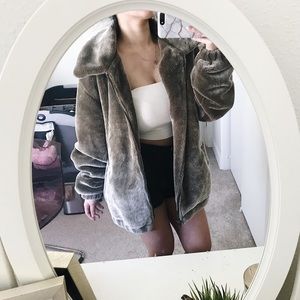 faux fur coat